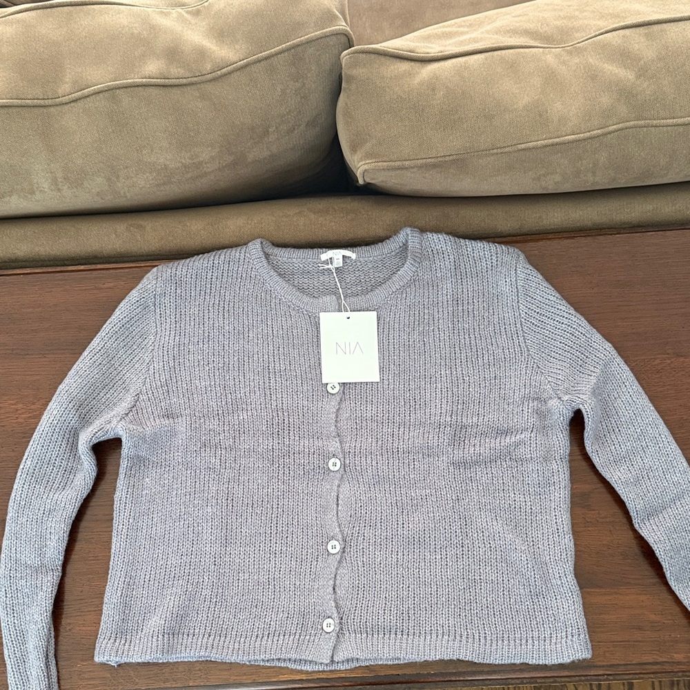 Nia Women's Gray Sweater NWT